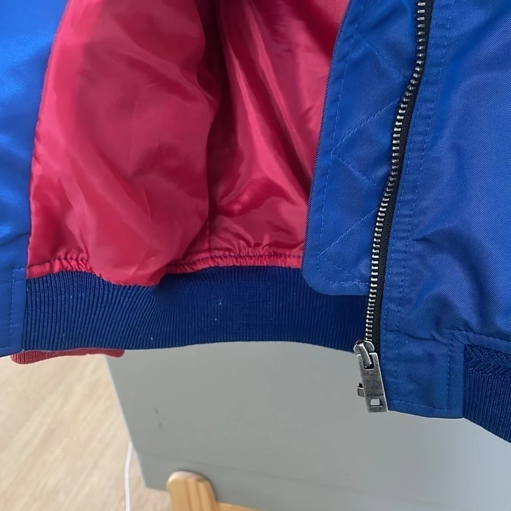 Burberry Two-tone Hooded Bomber Jacket